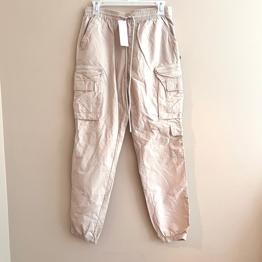Urban Outfitters Standard Cloth Mens Cargo Jogger Pants Sand Sable Gorpcore Med